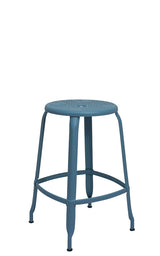 Outdoor Metal Stool 60 cm / 24 in - French inc