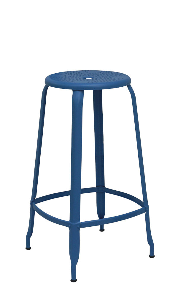 Outdoor Metal Stool 75 cm / 30 in - French inc