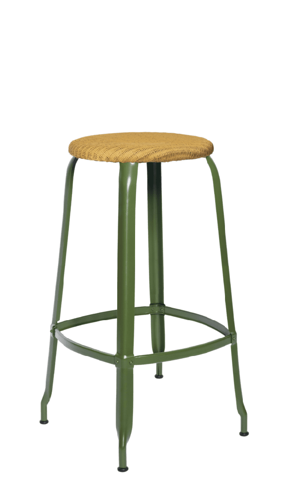 Metal Stool - Loom Seat 75 cm / 30 in - French inc