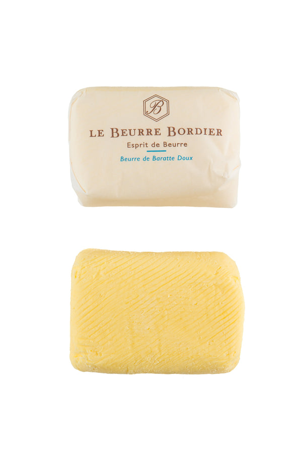 Unsalted Butter - Le Beurre Bordier On White Background
