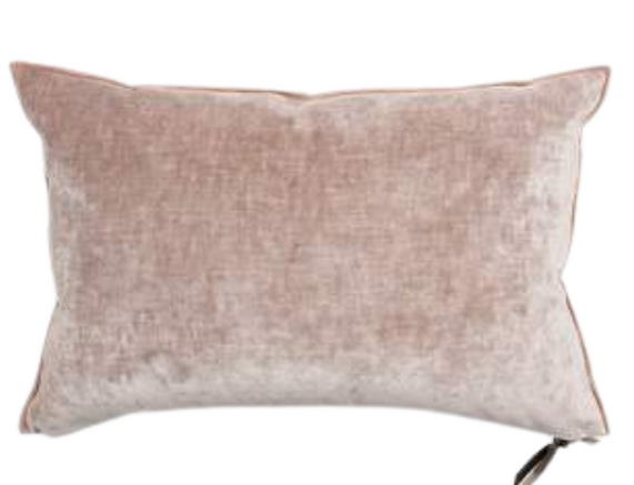 Cushion - Royal Velvet in Blush - french.us