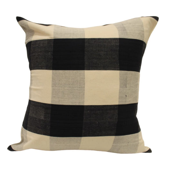 Cushion Cover B&W Large Checkered - French inc