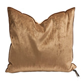 Cushion  - Royal Velvet in Havane 20"x20" - French inc