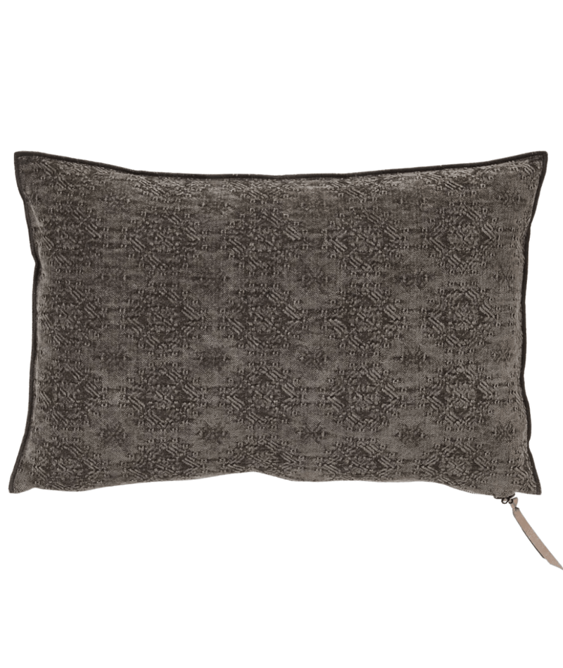 Cushion  - Stone Washed Jacquard in Kilim Brownie 26”x26"” - french.us 2
