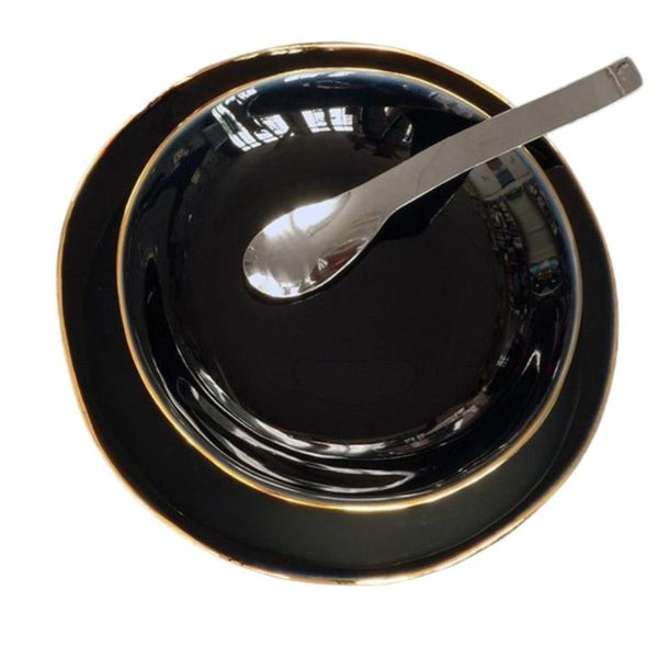 Indigo Soup Plate 22cm 8.6" - French inc