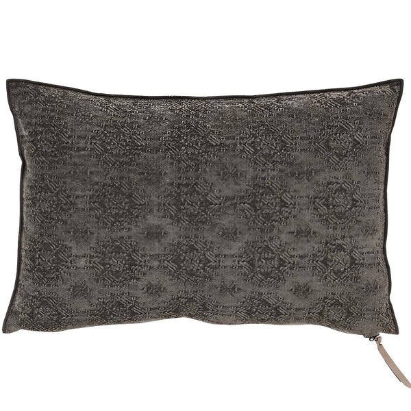 Cushion  - Stone Washed Jacquard in Kilim Brownie 26”x26"” - french.us