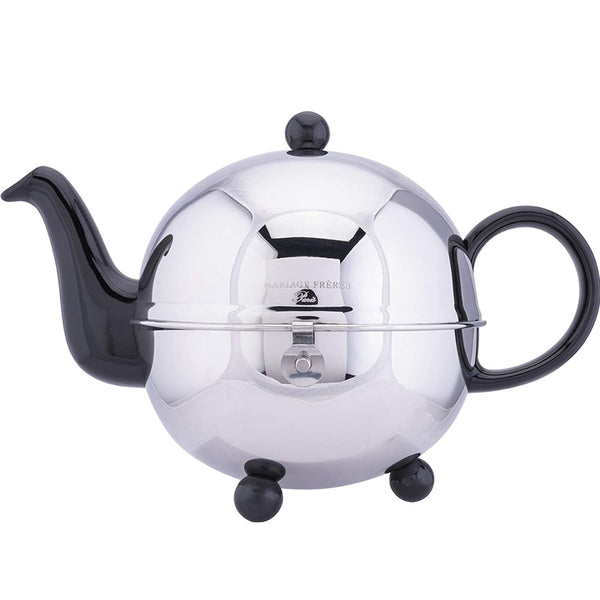 Teapot - Art Deco in Black 1.3L (7 Cups)