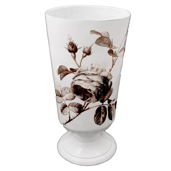 John Derian Sepia Rose Vase - French inc