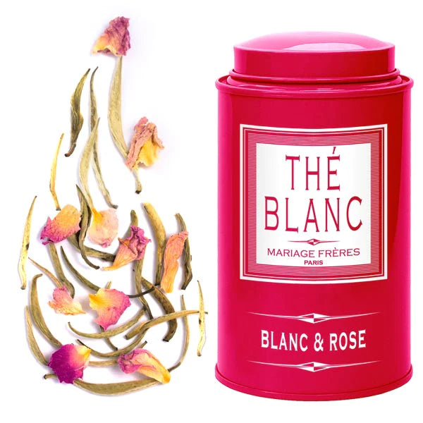 Tea - Blanc & Rose White Tea - Loose Leaf - french.us
