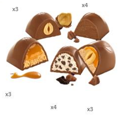 Milka Assorted Chocolates Christmas Tree Box 152g - french.us 2