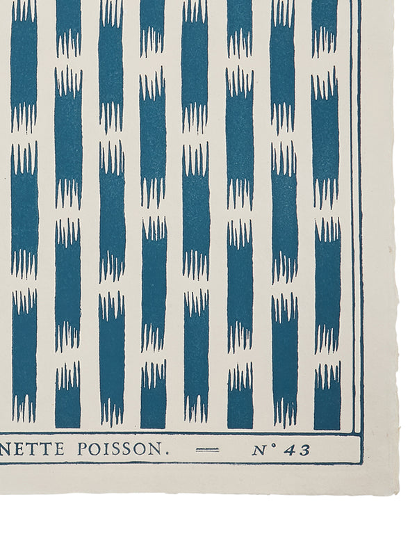 Domino Paper - Petit Ikat Rayure 43A - French inc