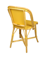 Woven Rattan Fouquet Bistro Chair Satin Cream