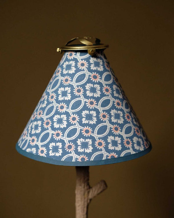 Clip-on Lampshade - Fleurs Et Entrelaces 16A - French inc