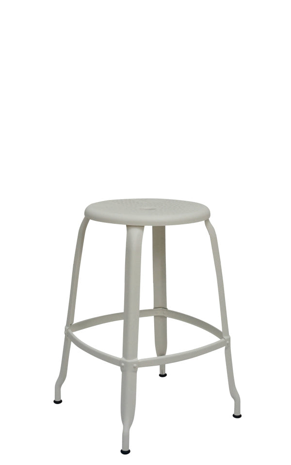 Outdoor Metal Stool 60 cm / 24 in - French inc