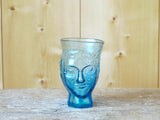 Glass Head / Verre Tete Blue - French inc