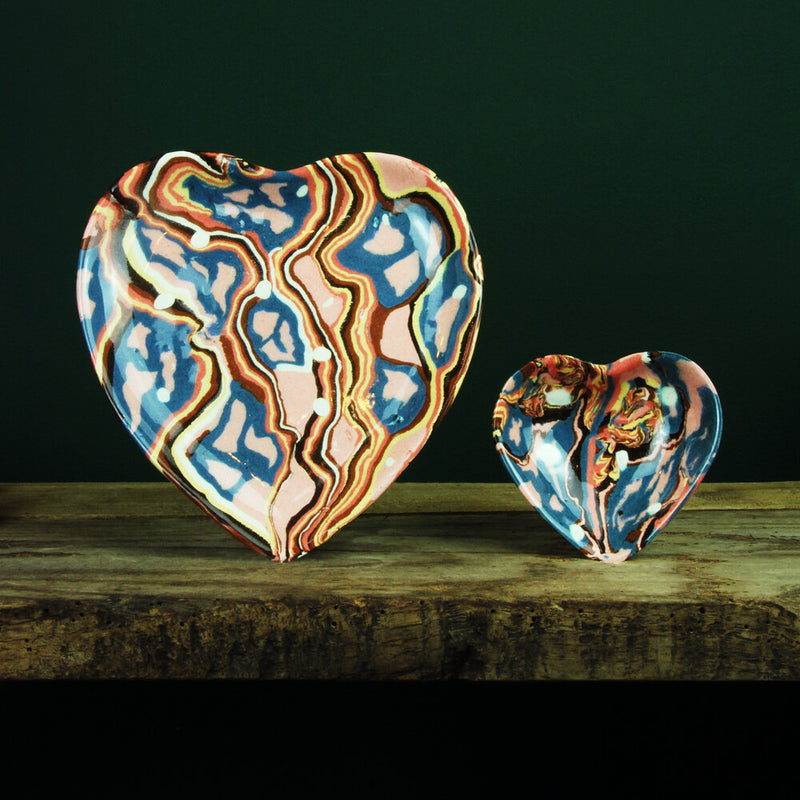 Small Coeur Marbled Heart