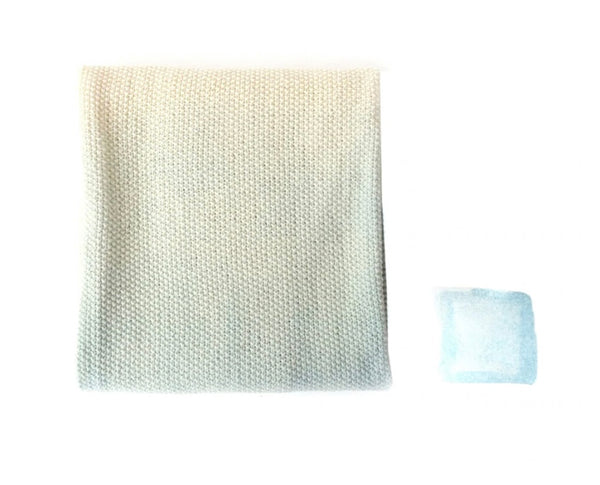 Blanket Merino Wool Blue Large - French inc