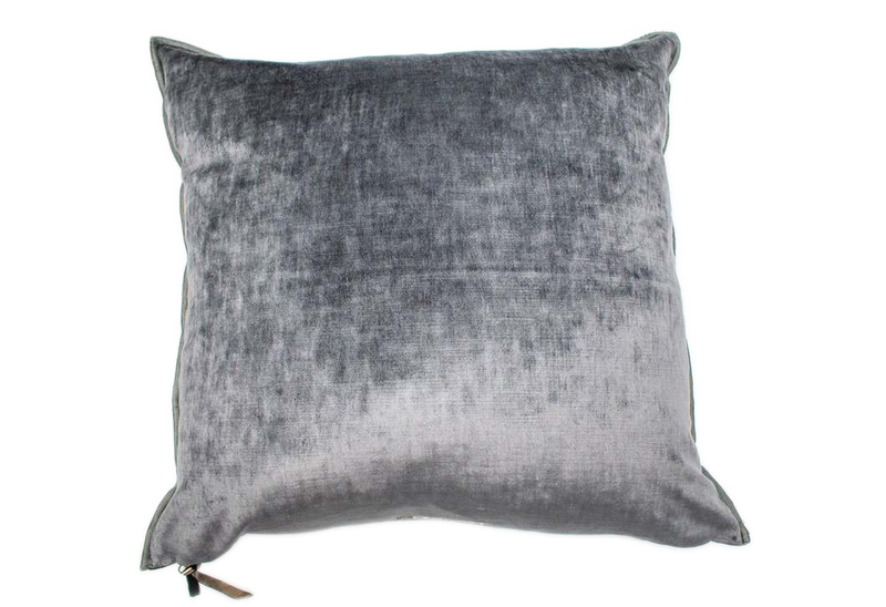 Cushion - Royal Velvet in Anthracite - French inc