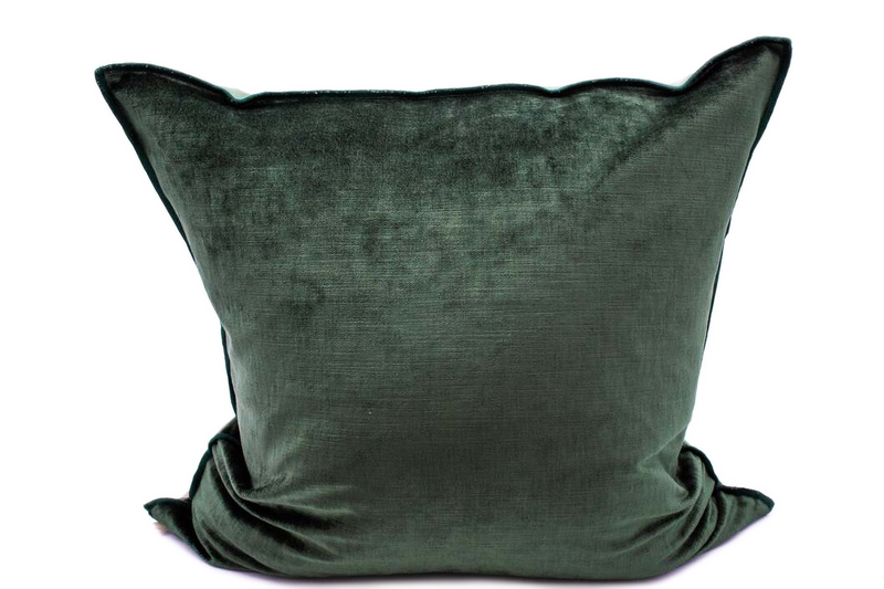 Cushion - Royal Velvet in Avocat 20”x20” - French inc