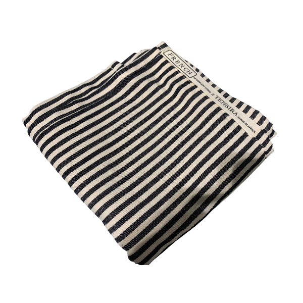 Napkin B&W Stripe 19”x19” - French inc