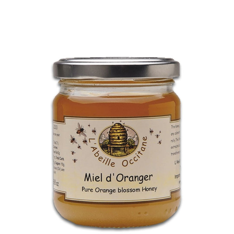 Pure Orange Blossom Honey - 'Miel d’Oranger' 8.8oz - French inc