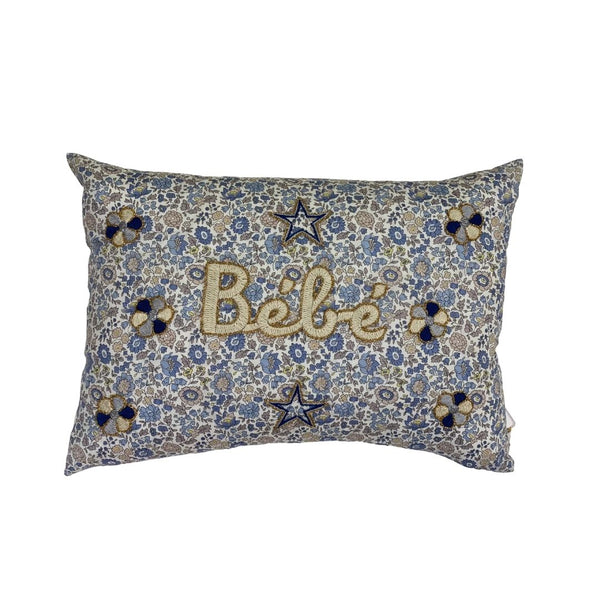 Pillowcase “Bebe” blue flowers