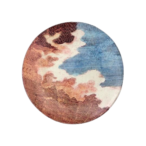 John Derian Bison Clouds Plate - French inc