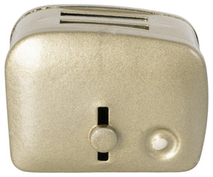 Miniature Toaster & Bread Silver