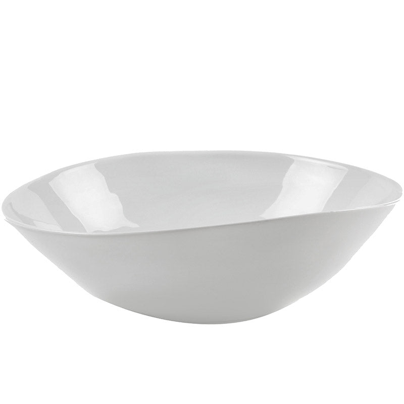 Porcelain White - Low Salad Bowl
